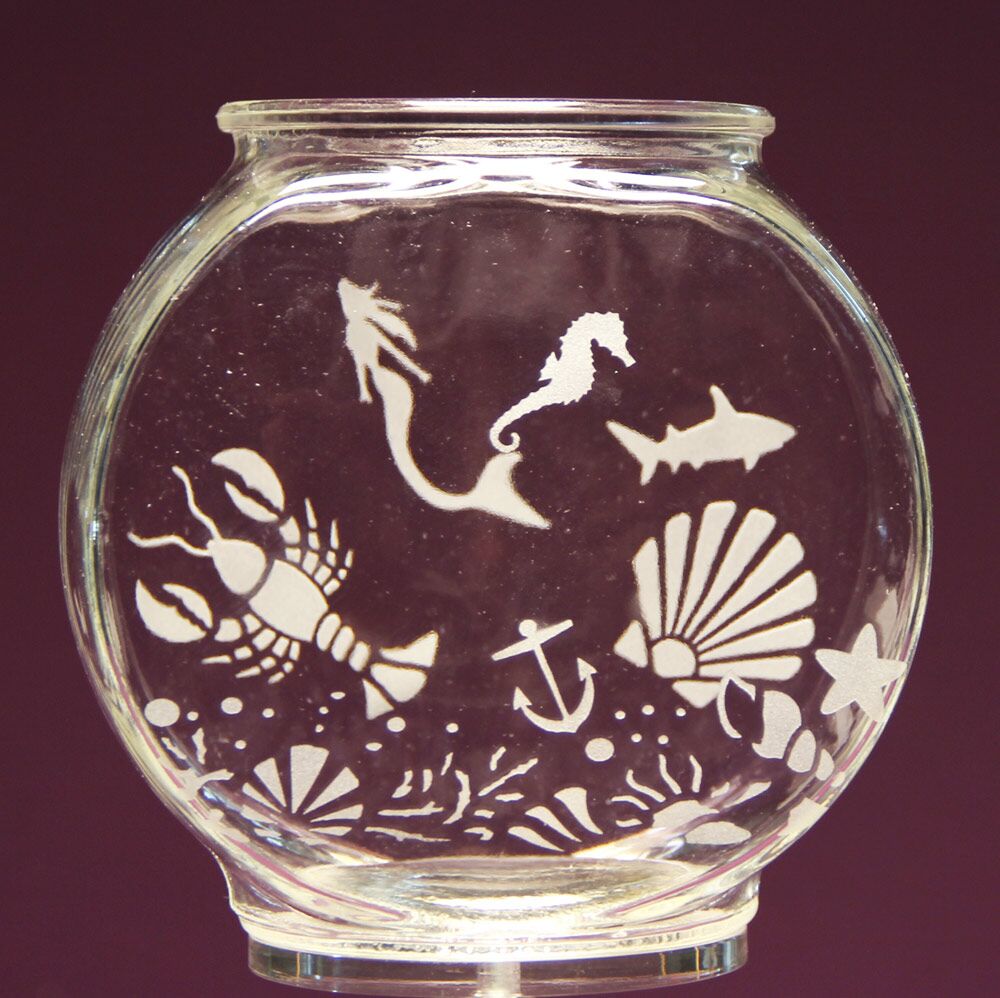 Glass Etching: Under The Sea