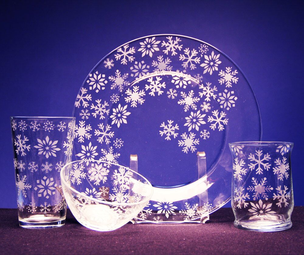 Snow Storm- Drinking Glass