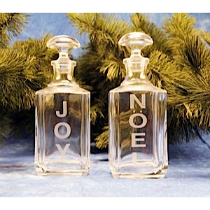 Joy and Noel Decanters