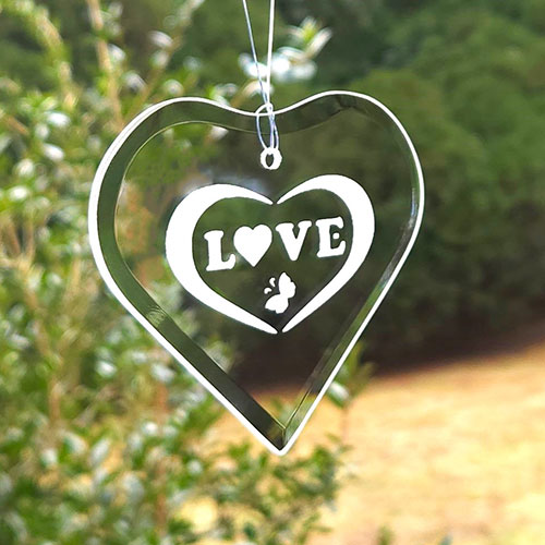 LOVE Suncatcher, Vase & Bottle Charm