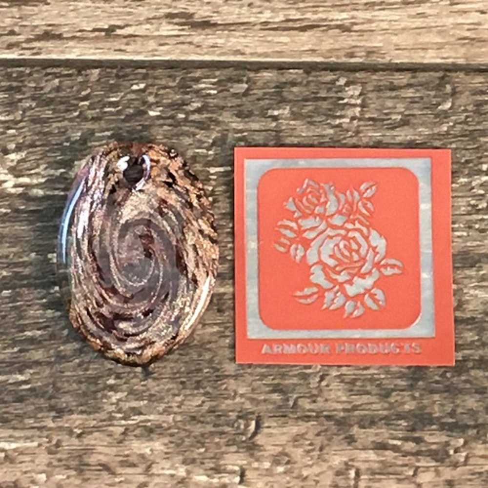 Shimmering Rose Pendant