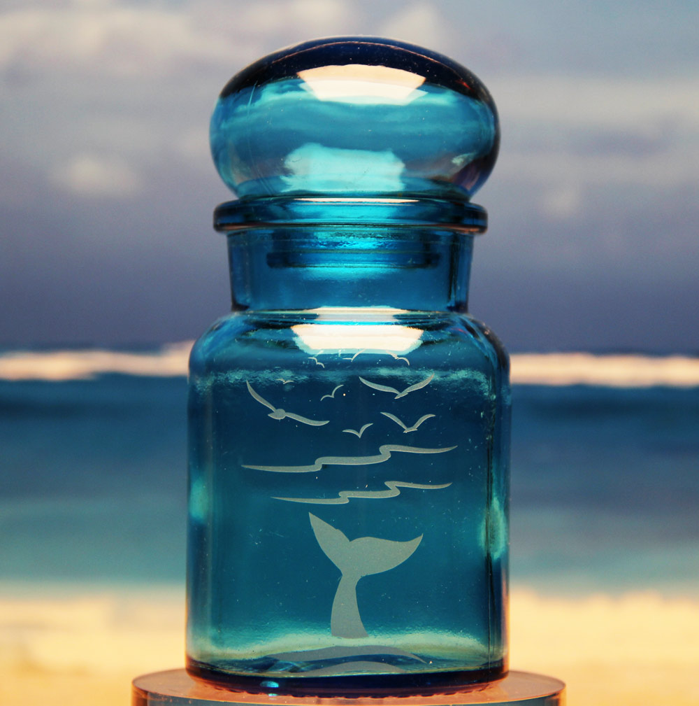 Whale Tail Jar