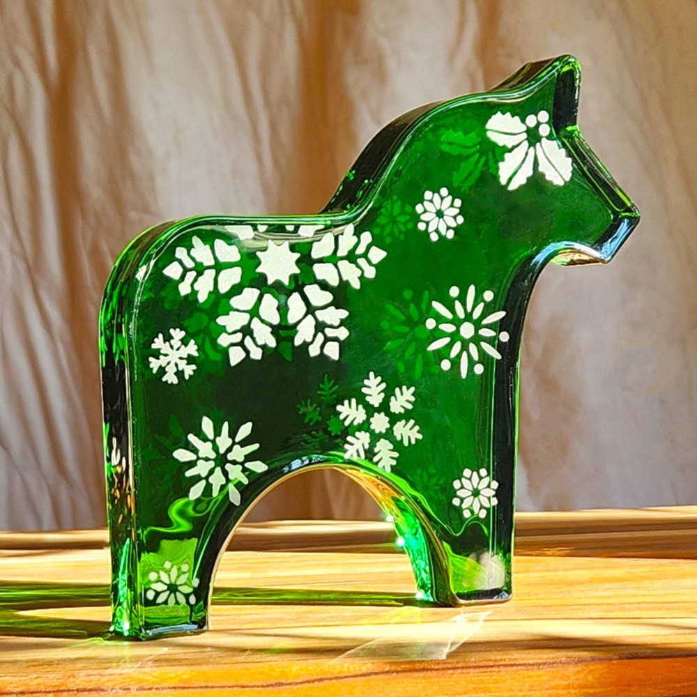 Winter Dala Horse