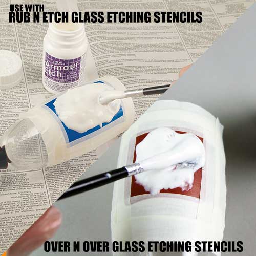 Armour Etch Glass Etching Cream Instructions