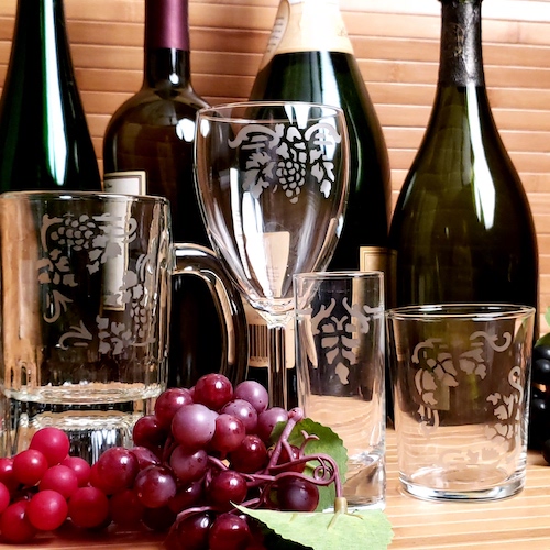 Glass Etching: Decorative Wine And Barware