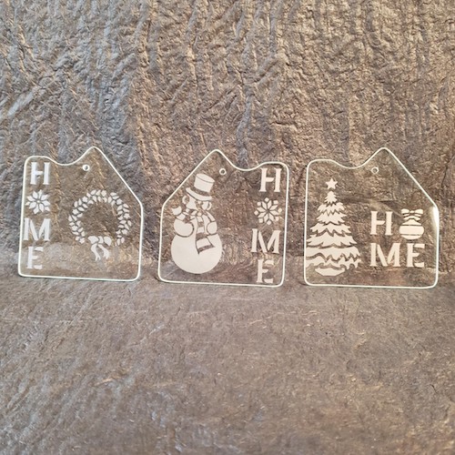 Glass Etching: Ornaments For Your Christmas Tree