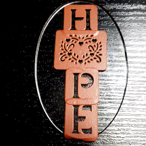 HOPE Hanging Oval